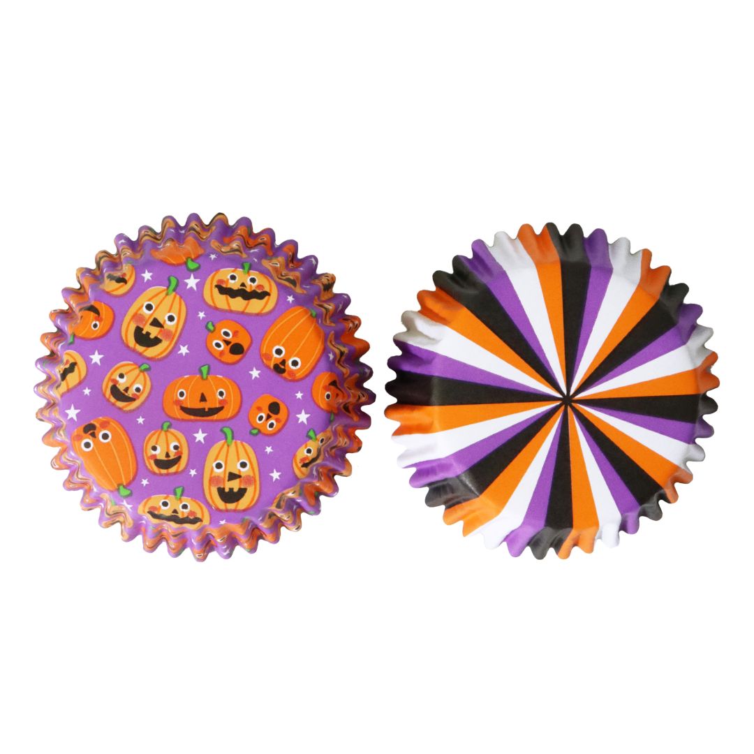 Foil-lined Cupcake Cases - Pumpkin Party (Pack of 60)