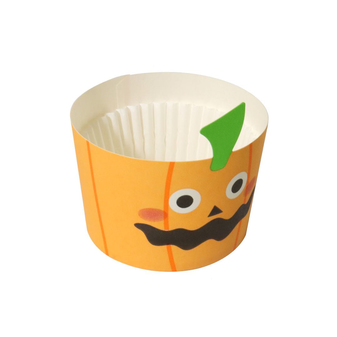 Baking Cups with Cupcake Cases - Jack-o-Lantern (Set of 12)