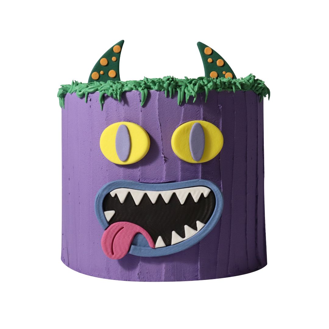 Edible Cake Decorations - Monster (Set of 5)