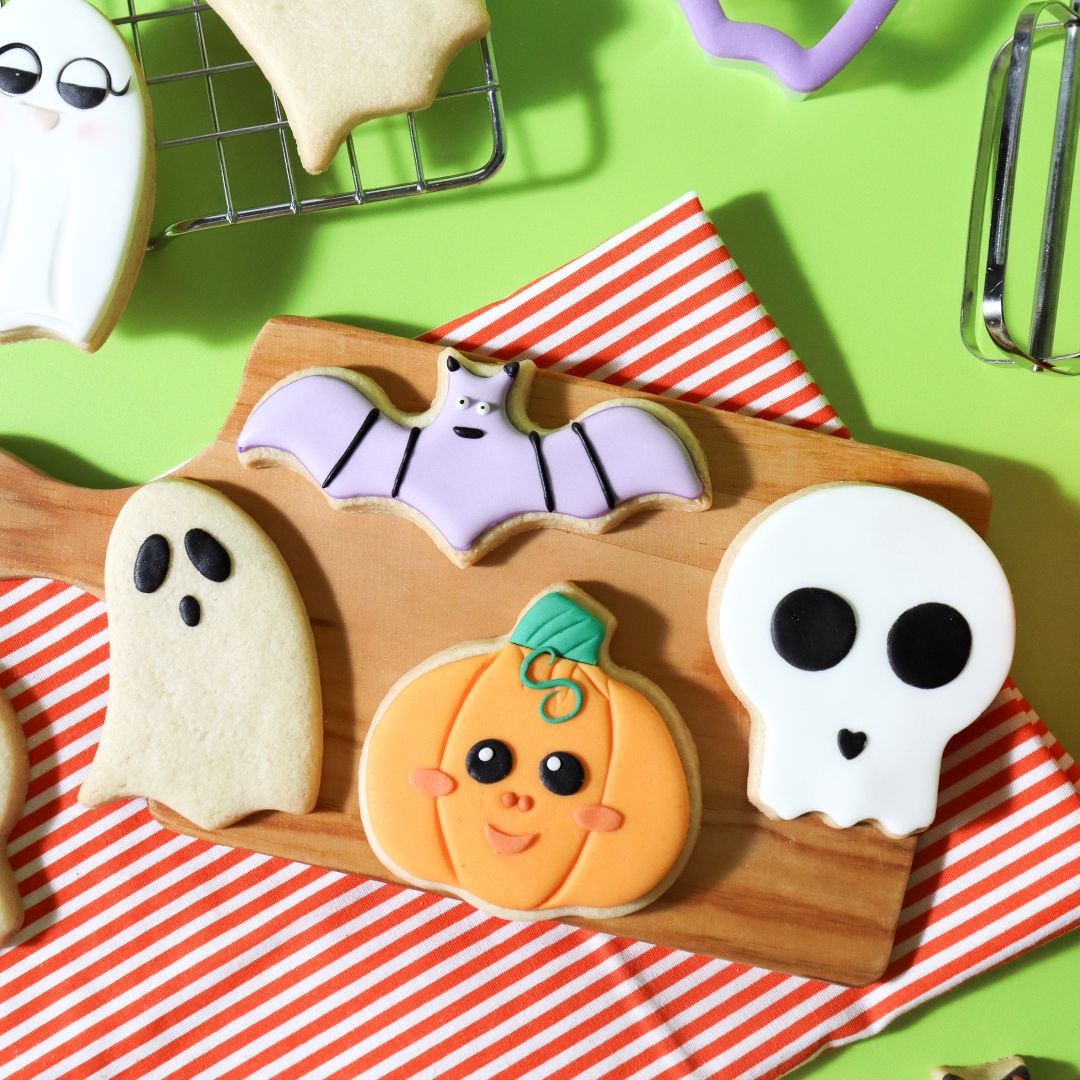 Halloween Cookie Cutters with Comfort Grip (Set of 4)