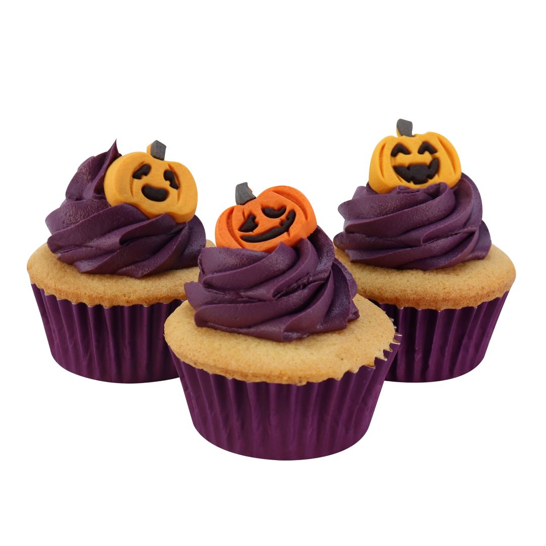 Edible Sugar Decorations - Pumpkins 12pc