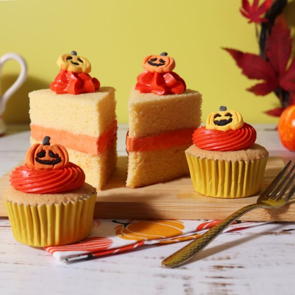 Edible Sugar Decorations - Pumpkins 12pc