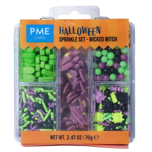 5-in-1 Halloween Sprinkle Set - Wicked Witch (70g)