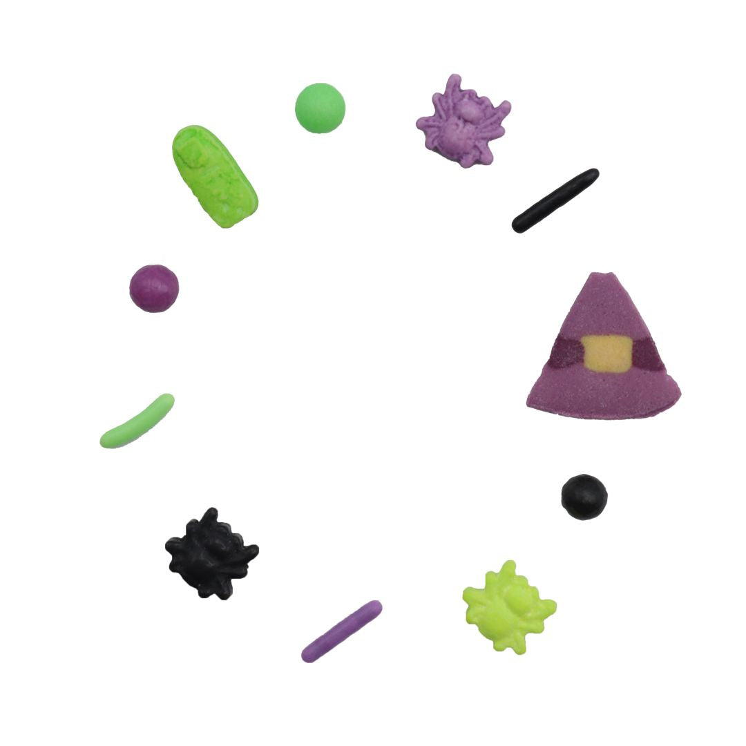 5-in-1 Halloween Sprinkle Set - Wicked Witch (70g)