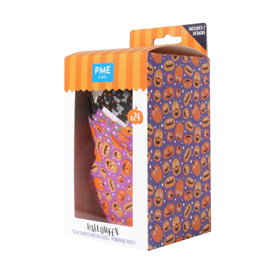 Tulip Muffin Cases - Pumpkin Party (Pack of 24)