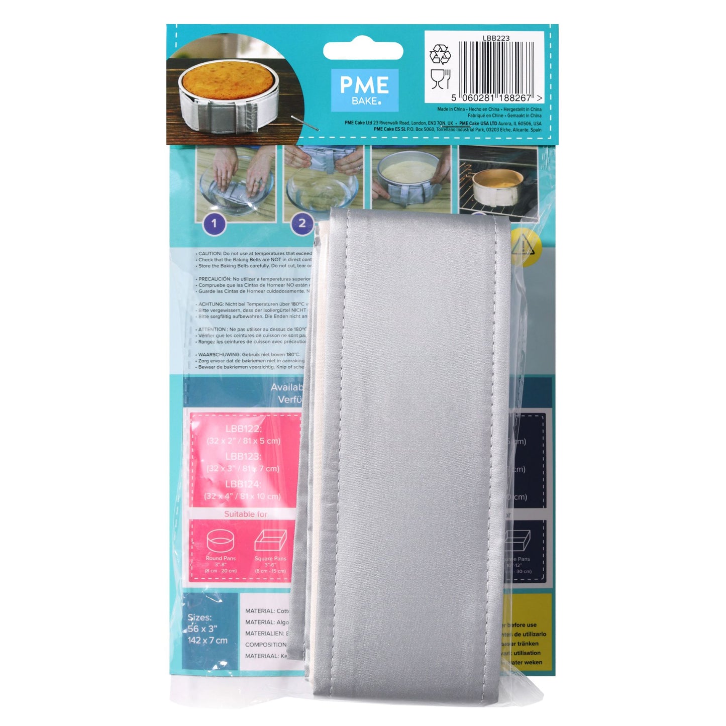 Level Baking Belts (143 x 7cm/56 x 3in)
