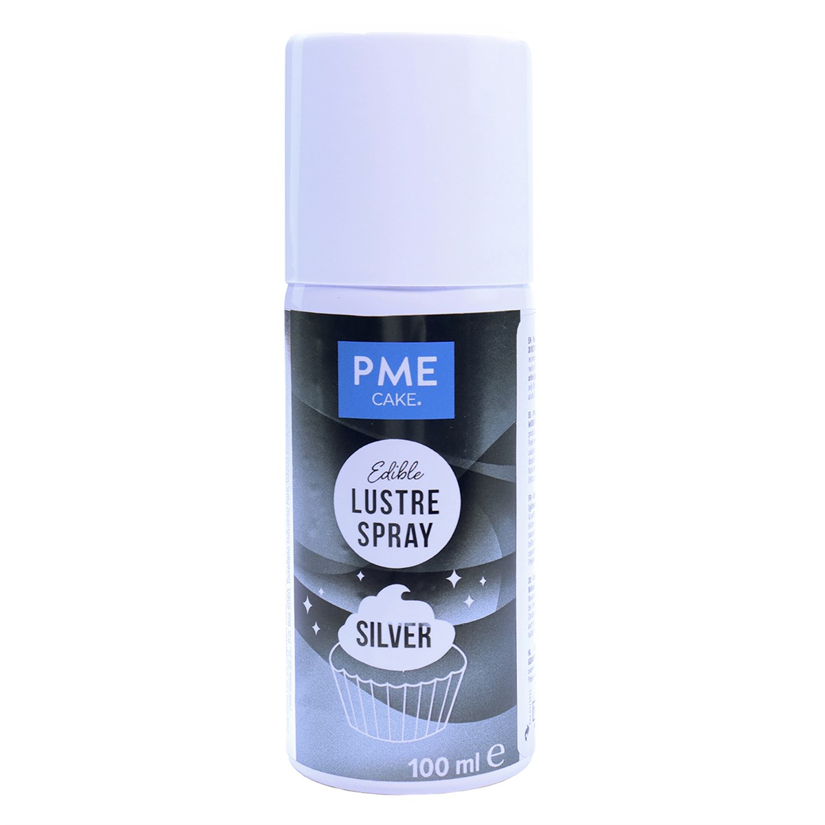 Edible Lustre Spray - Silver 100ml
