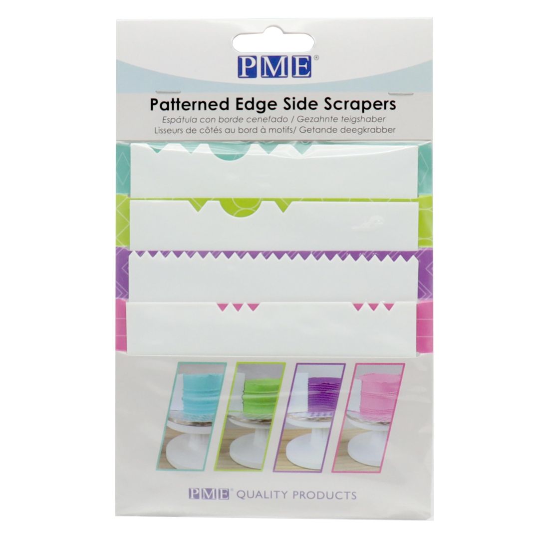 Pattern Edge Side Scraper set 4