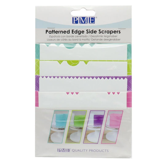 Pattern Edge Side Scraper set 4
