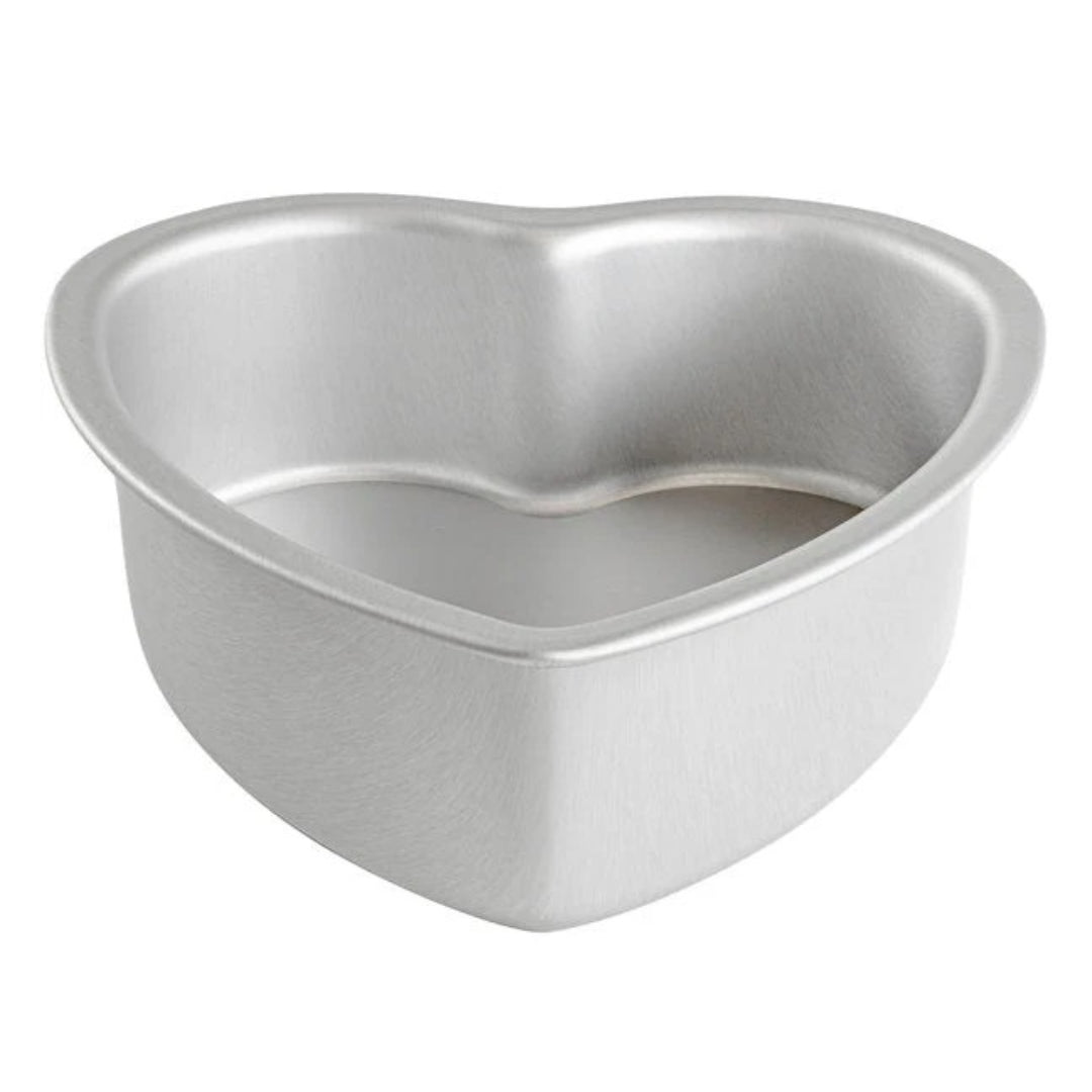 Heart cake pan solid bottom 10 x 3