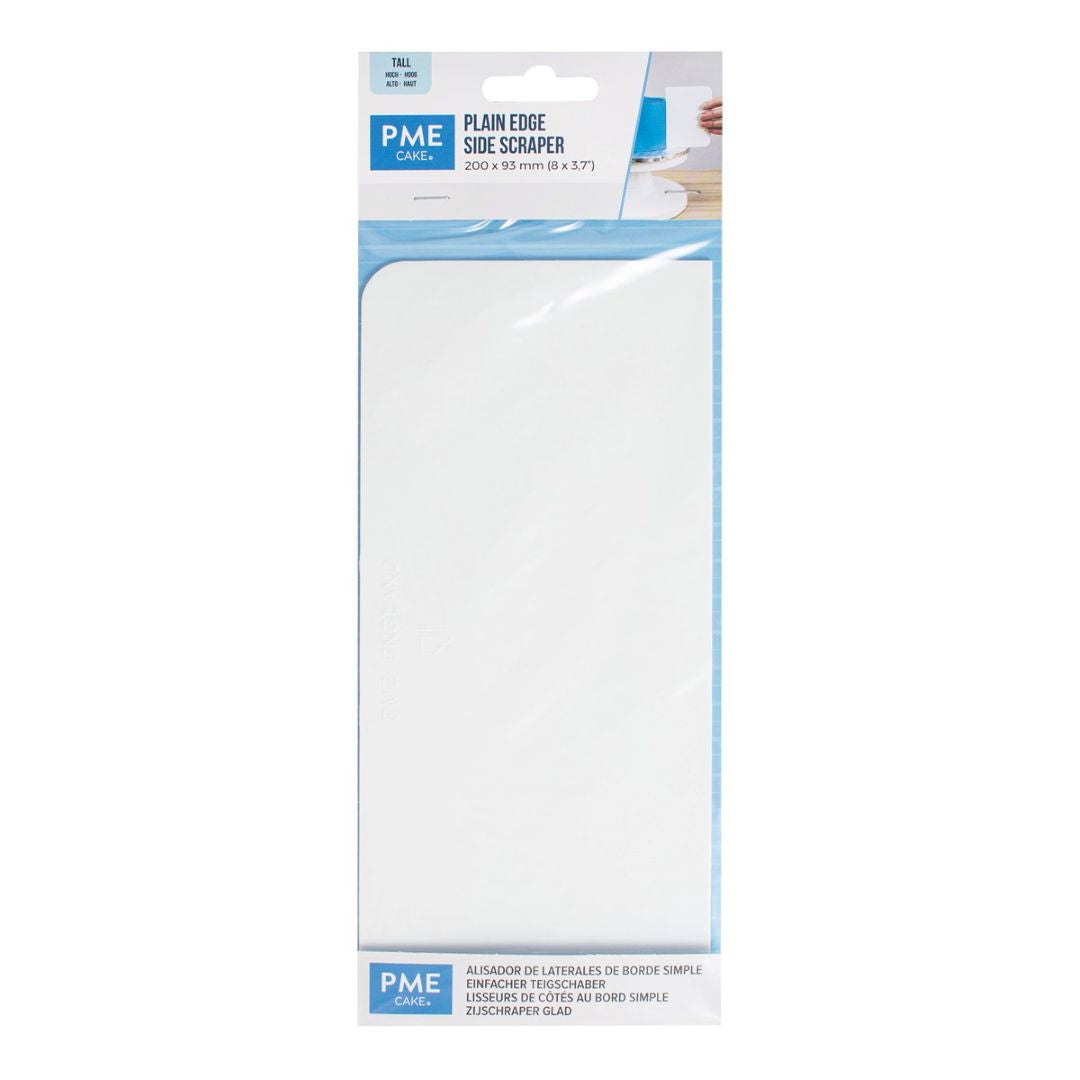 Plain Edge Plastic Side Scraper Tall