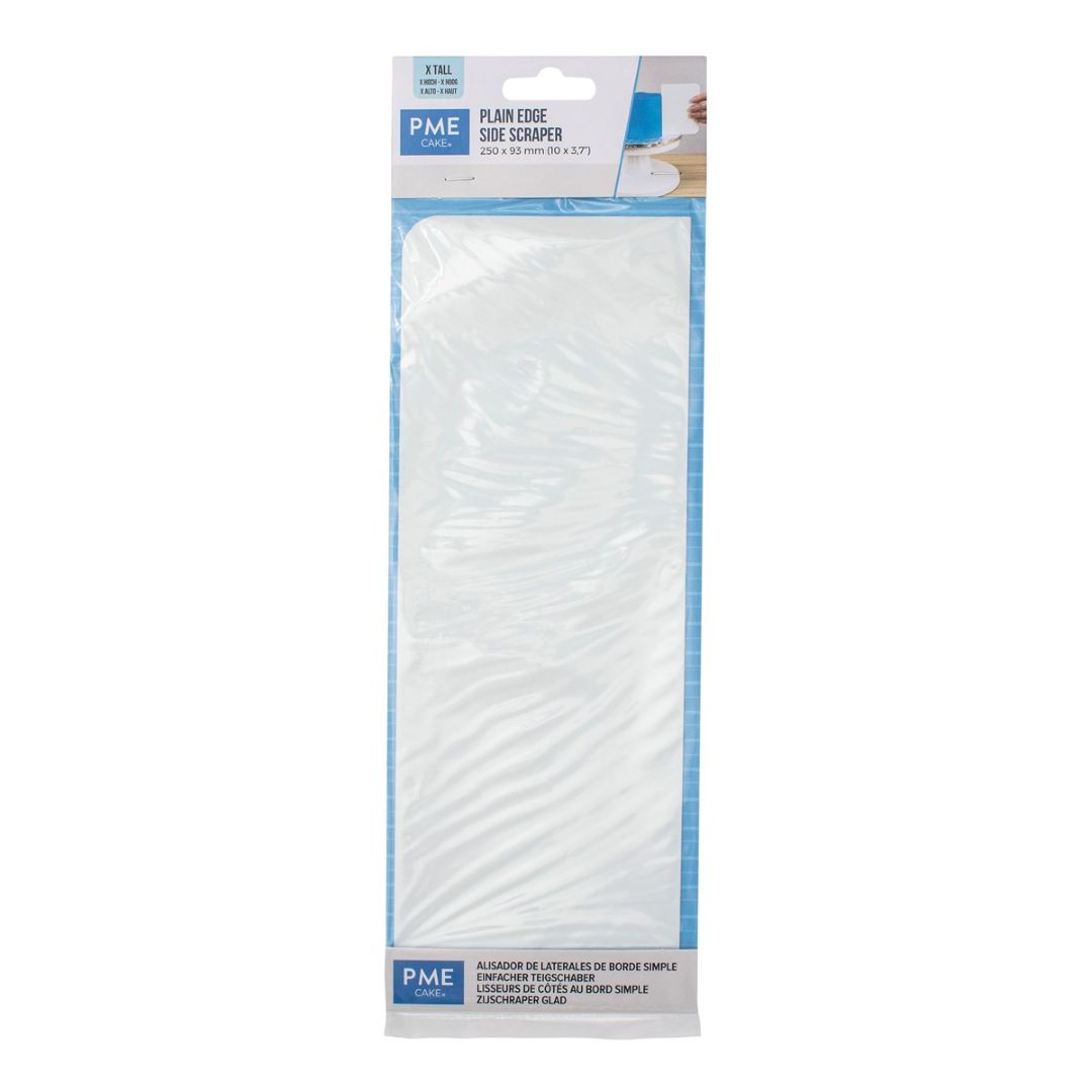 Plain Edge Plastic Side Scraper X Tall