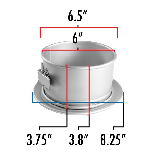 Round Springform Pan  6  x 3
