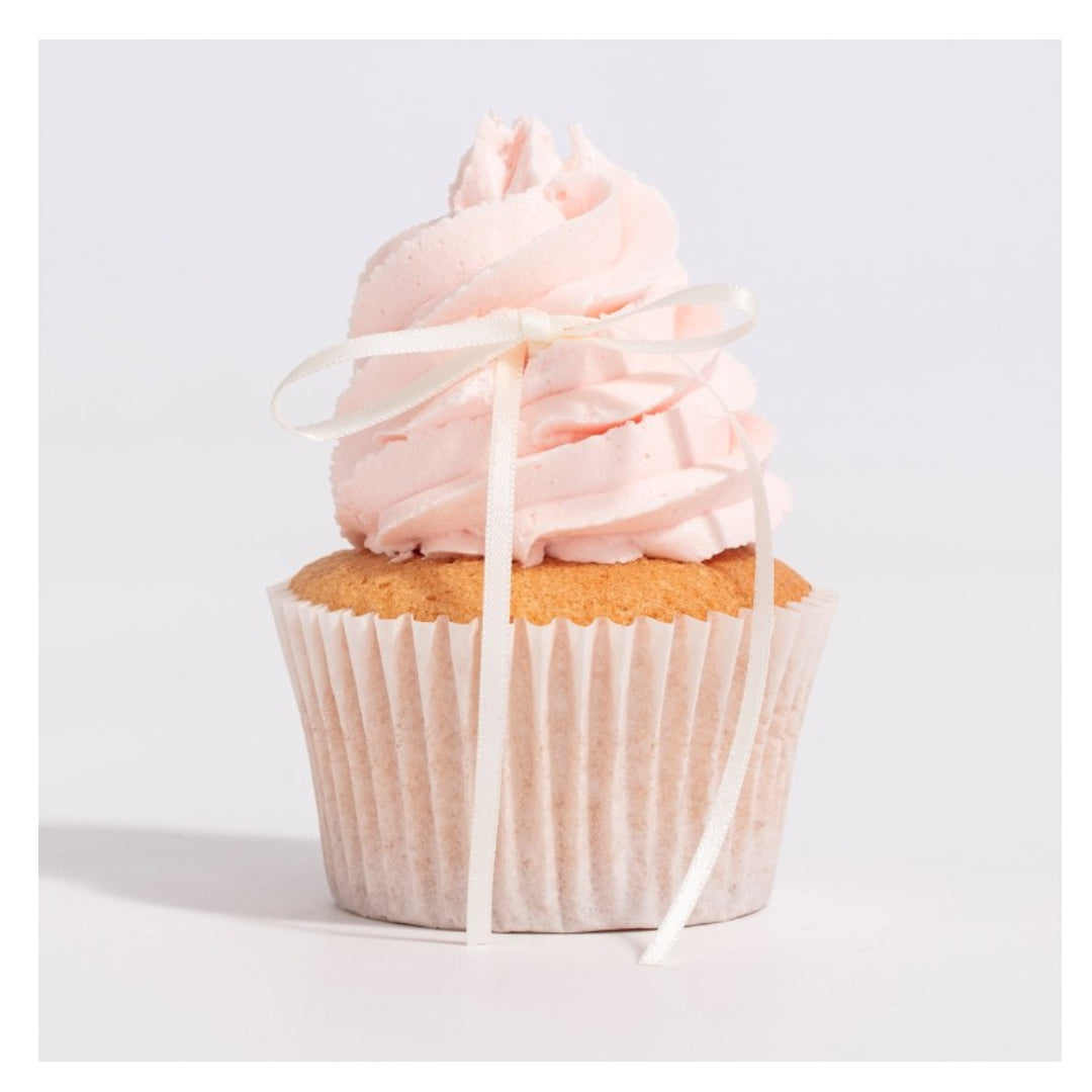 Ribbon Bow Cake Toppers – White 8pk