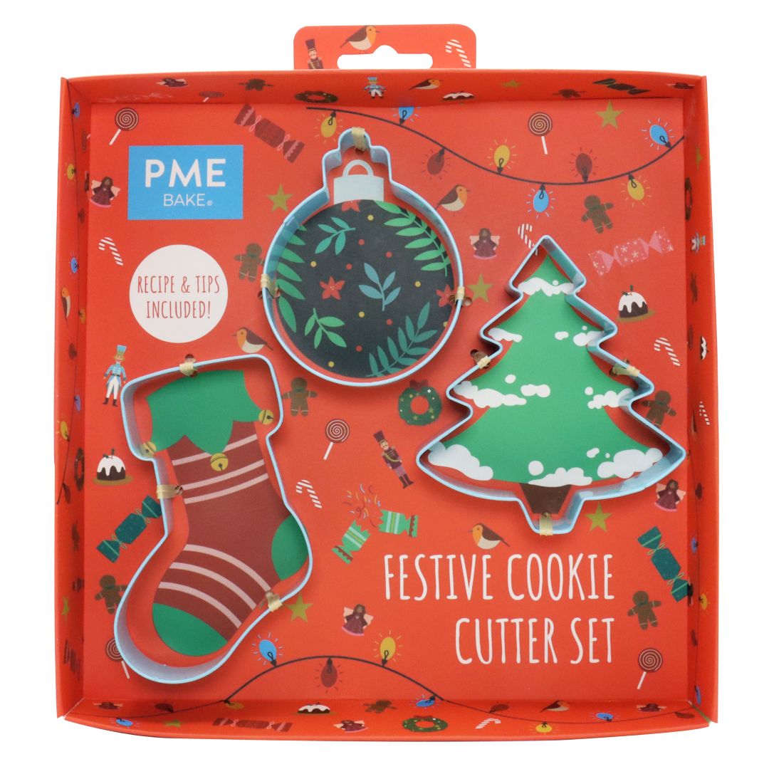 Festive Cookie Cutter Set 3pc