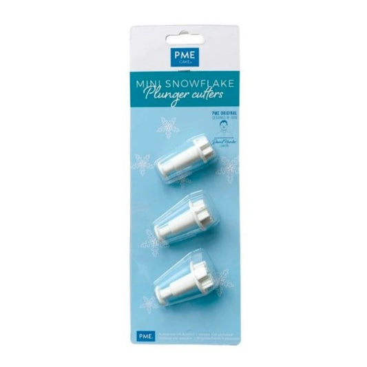 Mini Snowflake Plunger Cutter Set 3