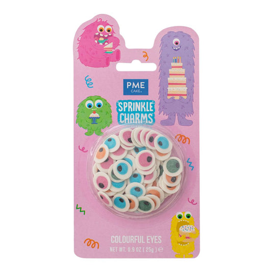 Colourful Eyes Sprinkle Charms 25g
