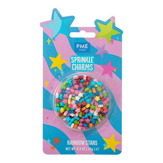 Rainbow Stars Sprinkle Charms 25g