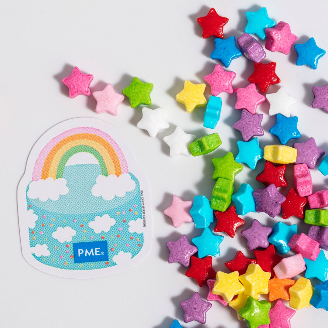 Rainbow Stars Sprinkle Charms 25g