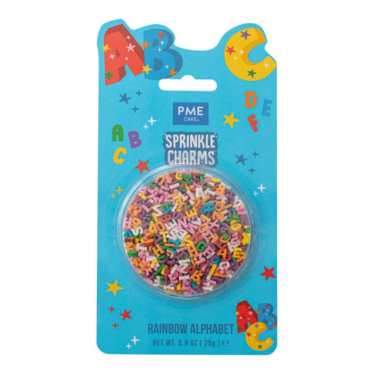 Rainbow Alphabet Sprinkle Charms 25g