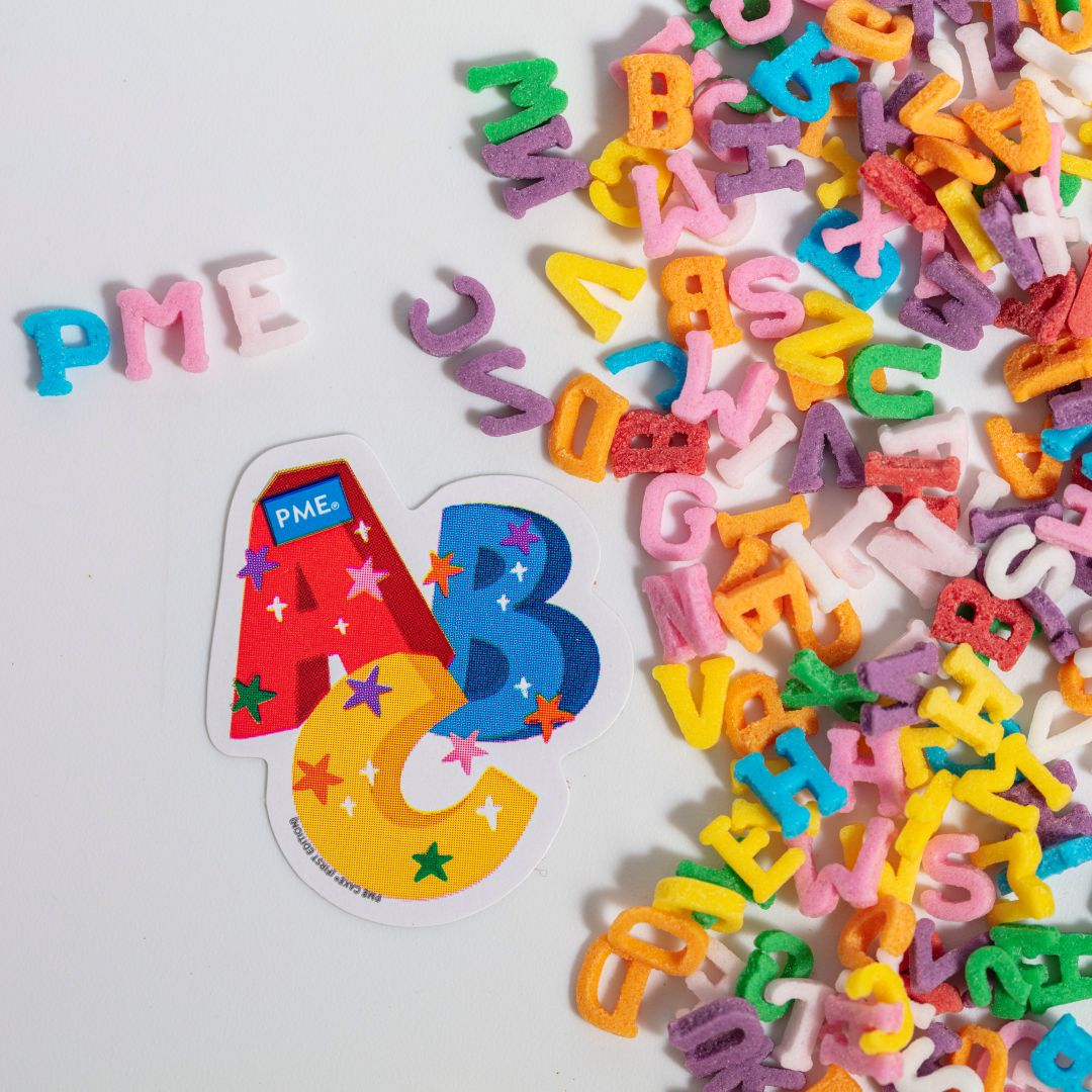 Rainbow Alphabet Sprinkle Charms 25g