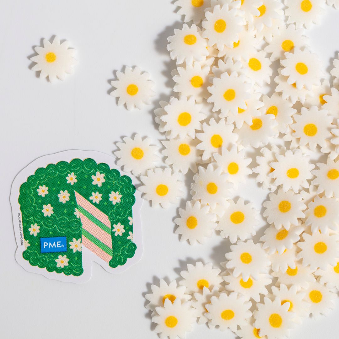 White Daisies Sprinkle Charms 25g (O/S at PME)