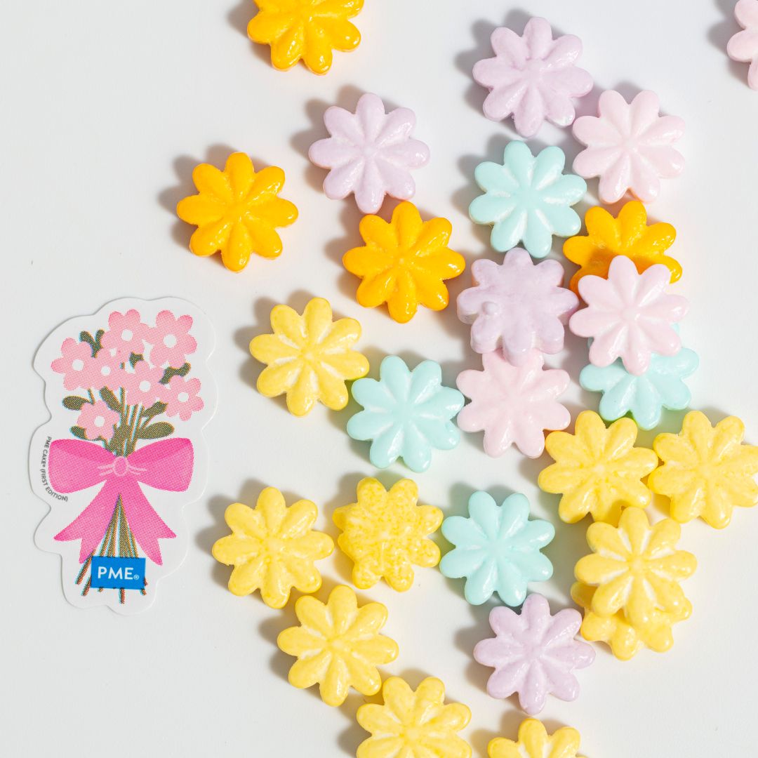 Pastel Flowers Sprinkle Charms 25g