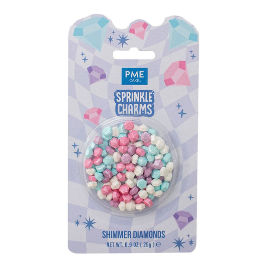 Shimmer Diamonds Sprinkle Charms 25g