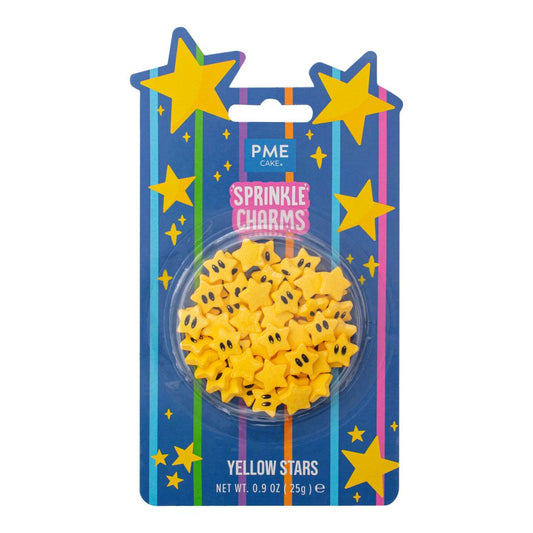 Yellow Stars Sprinkle Charms  25g