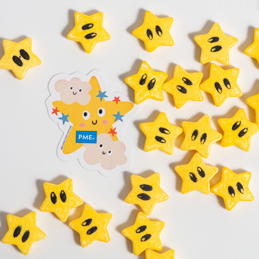 Yellow Stars Sprinkle Charms  25g