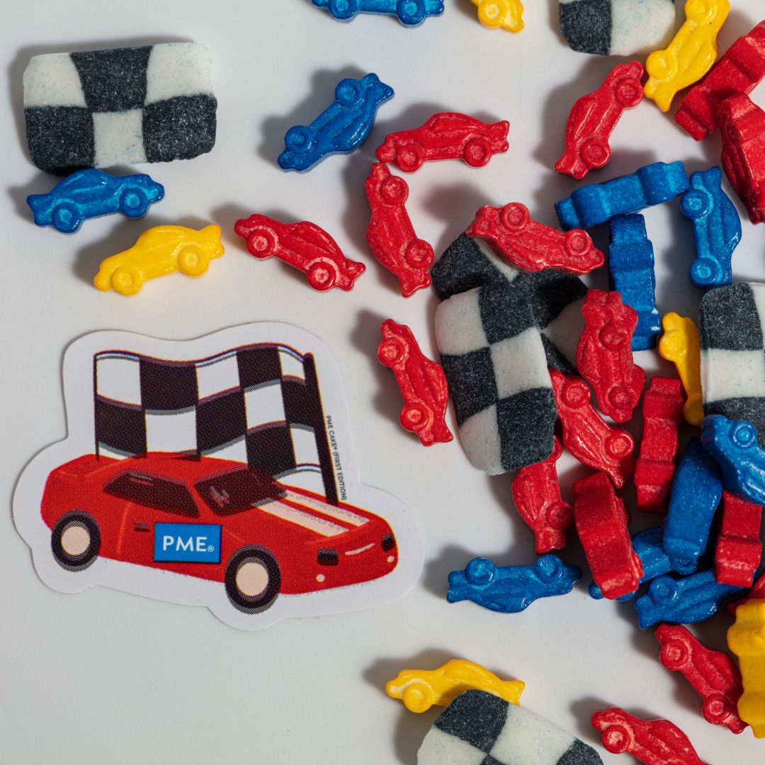 Racing Cars Sprinkle Charms 25g