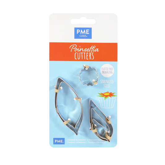 Poinsettia Cutter Set 6pc