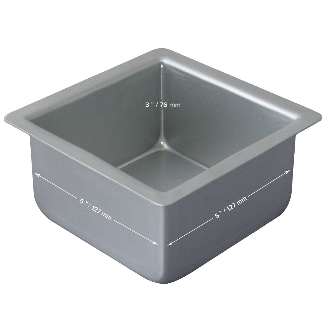Square Cake Pan 5x5x3in (127x127x76mm)
