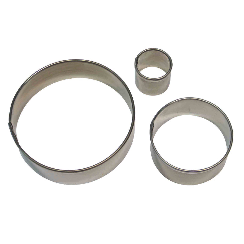 Stainless Steel Round Cutters Set/3