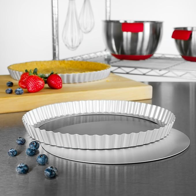 Fluted Tart Pan 11 x 1in removable base