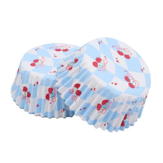 Cupcake Cases Foil Lined – Vintage Bow 30pk