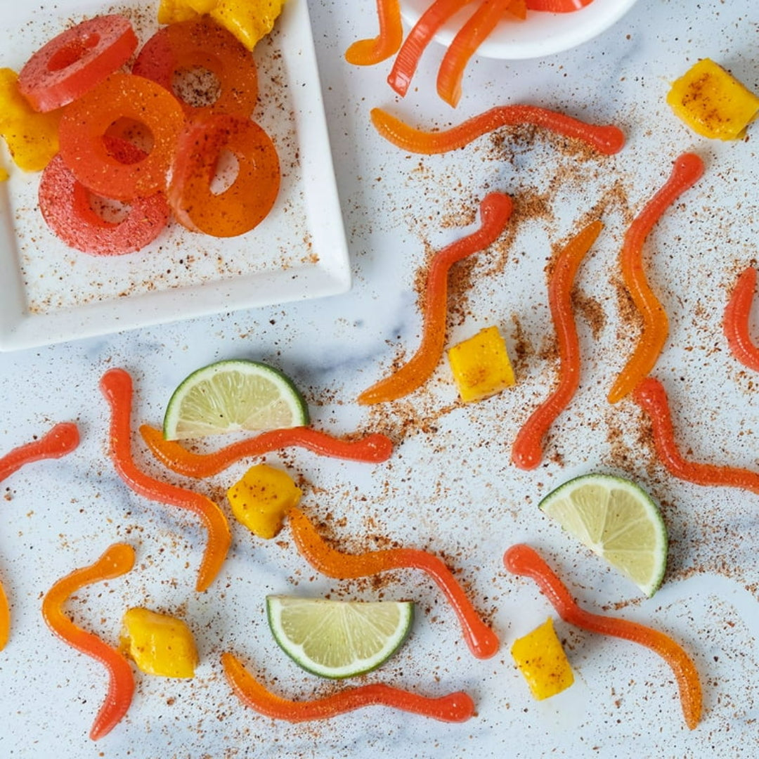 Silicone Gummy Worm Mould 2pk